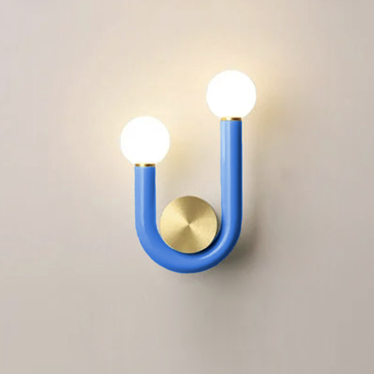 Luna U-shaped Wall Lamp-Letifly Lights and Decor