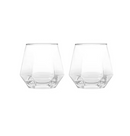 Hexagon Cocktail Glasses-Letifly Lights and Decor