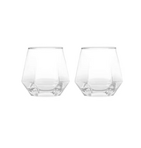 Hexagon Cocktail Glasses-Letifly Lights and Decor