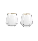 Hexagon Cocktail Glasses-Letifly Lights and Decor