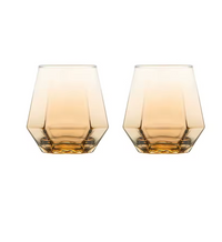 Hexagon Cocktail Glasses-Letifly Lights and Decor