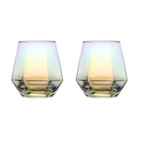 Hexagon Cocktail Glasses-Letifly Lights and Decor