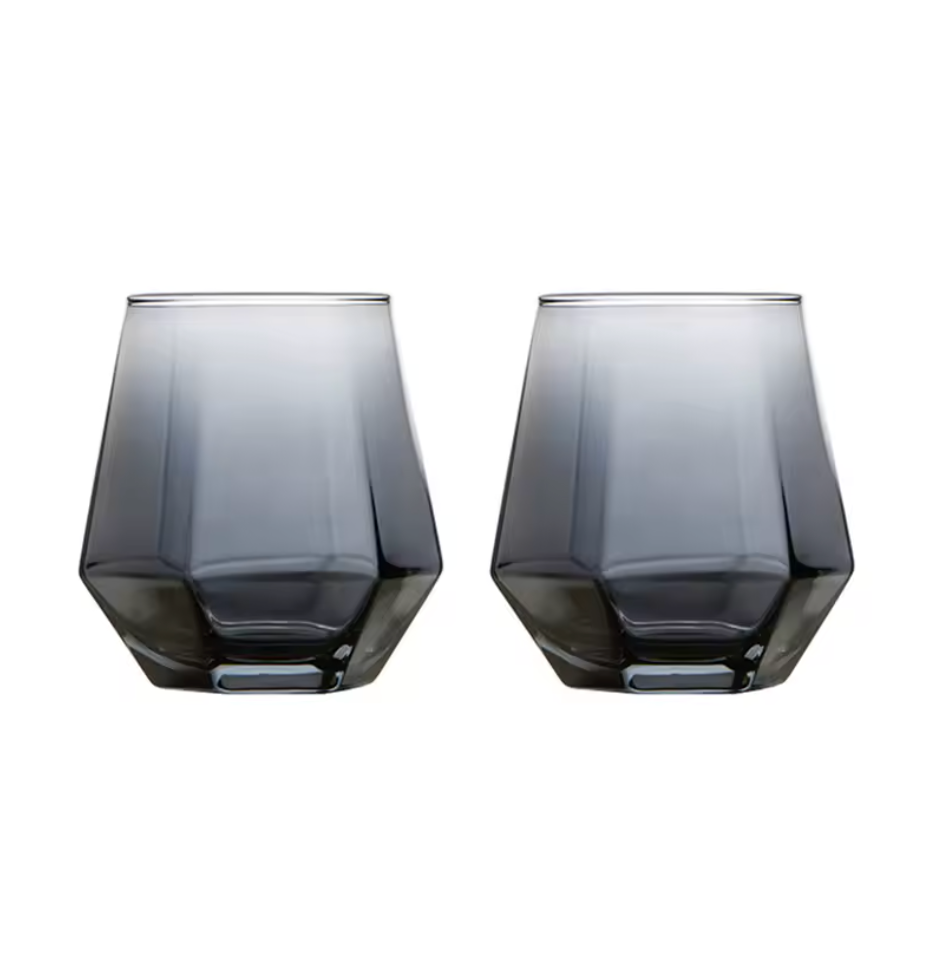 Hexagon Cocktail Glasses-Letifly Lights and Decor