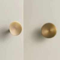 Letifly Lights & Decor - Soren Disc Cabinet Knob - Solid brass round cabinet knob with disc-shaped face in multiple finishes