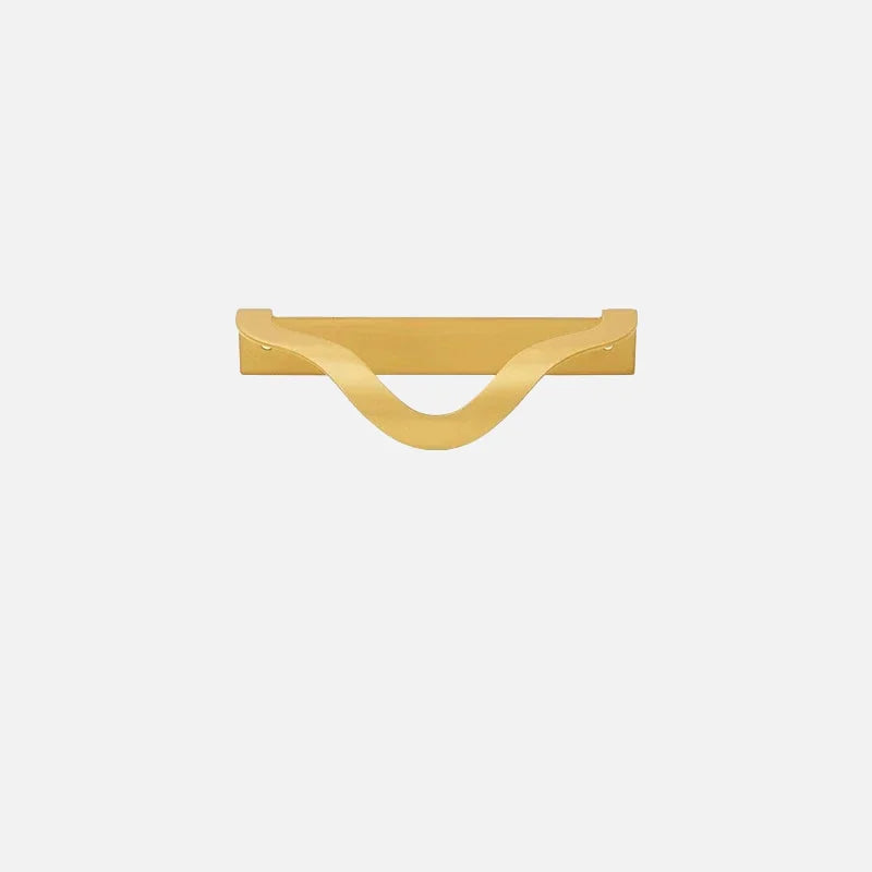 Brass Invisible Gold Handle Cabinet Door Knob Handle Desk Drawer Pulls Modern Knobs Furniture Hardware Kitchen Accessories-Letifly Lights and Decor