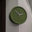 Ins Quiet Wall Clock 8inch Non-Ticking Punch-Free Corner Wall Clock Wall Decor Bedroom Technology Luxury Art Home Decoration-Letifly Lights and Decor