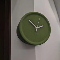 Ins Quiet Wall Clock 8inch Non-Ticking Punch-Free Corner Wall Clock Wall Decor Bedroom Technology Luxury Art Home Decoration-Letifly Lights and Decor
