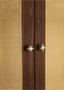 Letifly Lights & Decor - Nova Cabinet Pull - Solid Brass Cabinet Handle Polished Titanium Silver Star Pull Hardware