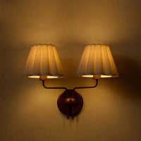 American Retro Medieval Wall Lamp LED E14 Minimalist Designer Wall Mounted Bedroom Bedside Living Room Aisle Background Corridor-Letifly Lights and Decor