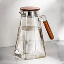 Cold water kettle made of high borosilicate glass for household hospitality, with a large capacity for cold boiled water-Letifly Lights and Decor