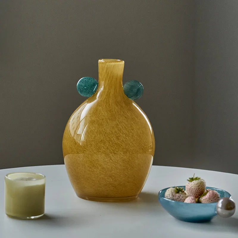 Color Gradient Glass Vase