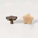 Solid Antique Brass Brushed Handle Animal Design Bear/Heart/Star Children's Room Drawer Knob Kitchen Cabinet Pulls-Letifly Lights and Decor