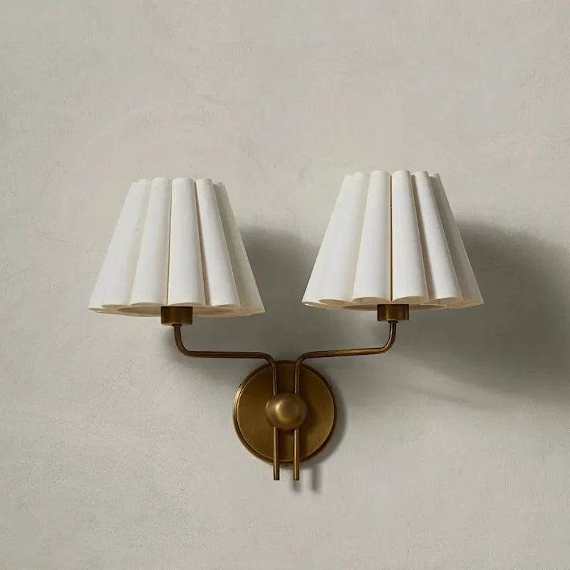 American Retro Medieval Wall Lamp LED E14 Minimalist Designer Wall Mounted Bedroom Bedside Living Room Aisle Background Corridor-Letifly Lights and Decor