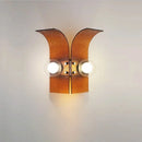 Letifly Lights & Decor - Verdant Curve Wall Sconce - Textured Glass Wall Sconce Curved Design Mid Century Modern Ambient Lighting