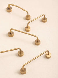 Antique Brass Furniture Handles with Backplate Wardrobe Kitchen Cupboard Cloakroom Bedside Cabinet Handle Bedroom Accessories-Letifly Lights and Decor