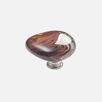 New Agate Stone Wardrobe Handle Random Color Furniture Hardware Drawer Knobs Aluminum Alloy Base Cabinet Pulls-Letifly Lights and Decor