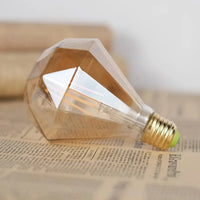 Vintage Edison Led Bulb G95 Dimaond 4W Led Filament 2700Kelvin Warmth Glow Specialty Decorative Light Bulb 110V 220V-Letifly Lights and Decor