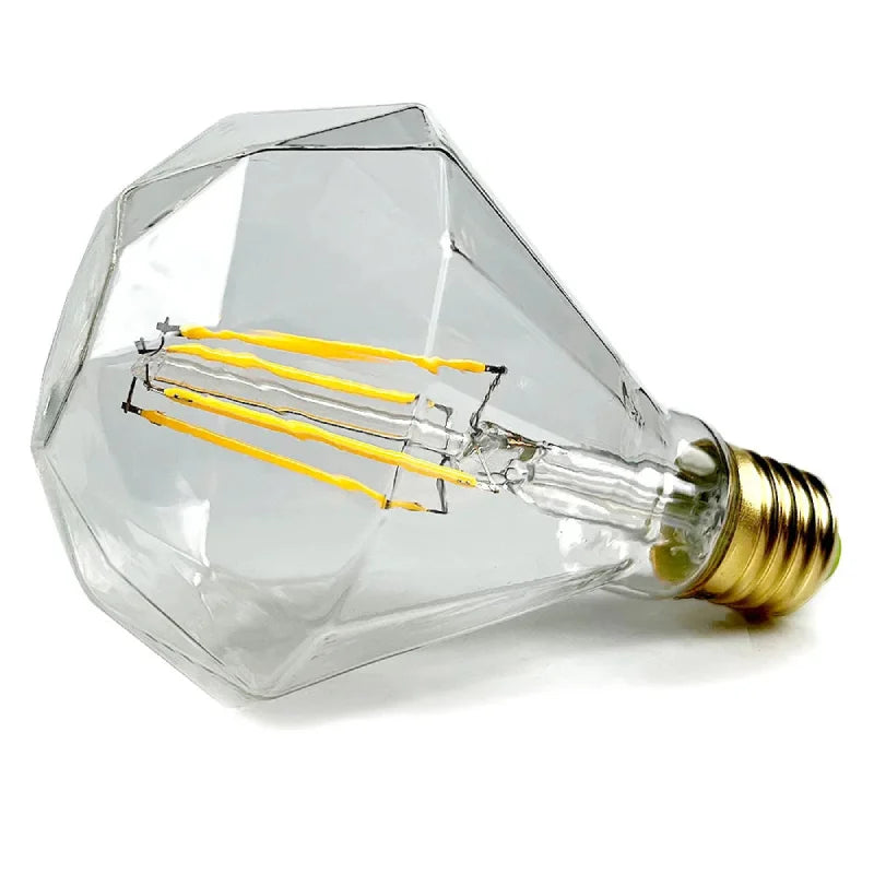 Vintage Edison Led Bulb G95 Dimaond 4W Led Filament 2700Kelvin Warmth Glow Specialty Decorative Light Bulb 110V 220V-Letifly Lights and Decor