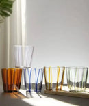 Colorful Brushed Heat-resistant Glass Cup ins style creative coffee cup retro juice cup couple home water cup-Letifly Lights and Decor