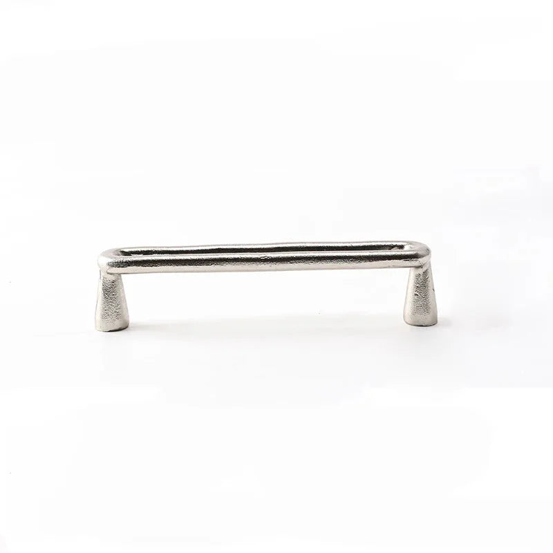 Santaya PVD Nickel Silver Brass Handles Kitchen Cabinet Pulls Bedroom Wardrobe Drawer Knobs Furniture Handle-Letifly Lights and Decor