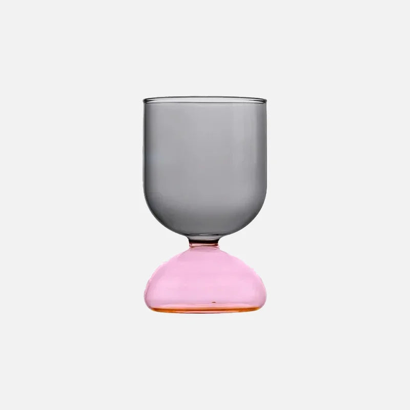 Colorful borosilicate glass water jug and cup set high temperature resistant modern colorful drinkware kitchen table pitcher with lid