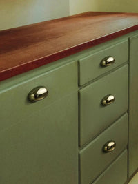 Mirror Gloss Nickel Silver Shell Shape Drawer Pulls 64mm Hole Spacing Modern Luxury Oval Cabinet Handles for Closet Dresser-Letifly Lights and Decor