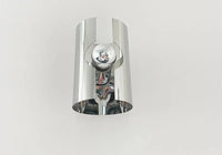 Letifly Lights & Decor - Chrome Nebula Sconce - Modern Chrome Wall Sconce Glass Orb Bauhaus Style Ambient Lighting