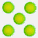 5pcs Acrylic Anti Slip Coaster Porta Vasostable Mat Cup Holders Gradient Color Cocinas Accesorios Kitchen Drink Coasters-Letifly Lights and Decor
