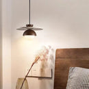 Scandinavian Modern Walnut Wood LED Pendant Light Creative for Bedroom Bedside Ambient Lighting Lamp Ceiling Light Led Lamp-Letifly Lights and Decor