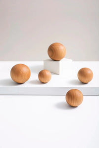Ball Knob Drawer Pulls Natural Walnut / Ash / Beech Decor Ball Kitchen Cabinet Handles Simple Wooden Furniture Hardware-Letifly Lights and Decor