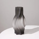 Luxury Nordic Minimalist Style Frosting Glass Vase Classic Home Living Room Decoration Stand For Flowers Decorative Vases Modern-Letifly Lights and Decor