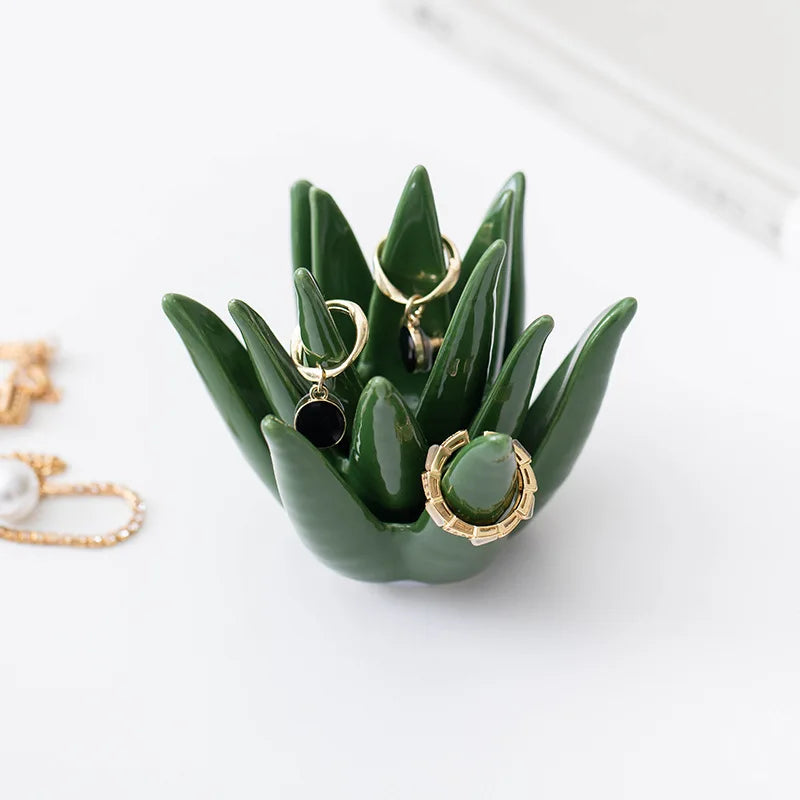 Agave Bloom Jewelry Dish