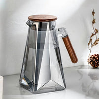 Cold water kettle made of high borosilicate glass for household hospitality, with a large capacity for cold boiled water-Letifly Lights and Decor
