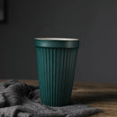 Ceramic Coffee Cup Vertical Stripe Mug