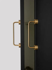 Antique Brass Furniture Handles with Backplate Wardrobe Kitchen Cupboard Cloakroom Bedside Cabinet Handle Bedroom Accessories-Letifly Lights and Decor