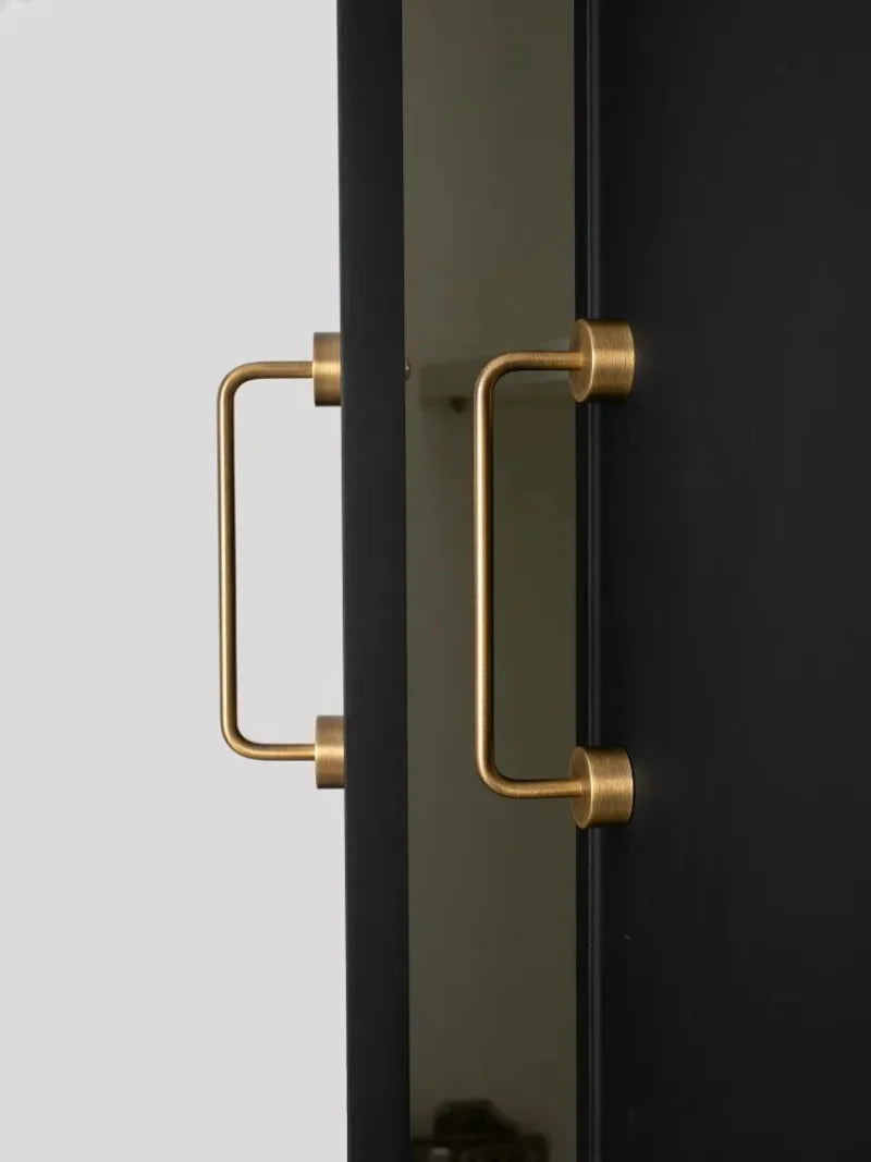 Antique Brass Furniture Handles with Backplate Wardrobe Kitchen Cupboard Cloakroom Bedside Cabinet Handle Bedroom Accessories-Letifly Lights and Decor