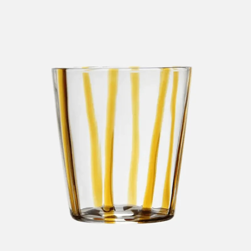 Colorful Brushed Heat-resistant Glass Cup ins style creative coffee cup retro juice cup couple home water cup-Letifly Lights and Decor