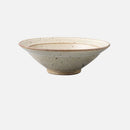 KINGLANG Hand Made Bowl Ceramic Deep Bowl Creative Round Noodle Bowl Dishes Ramen Soup Dumpling Bowls-Letifly Lights and Decor