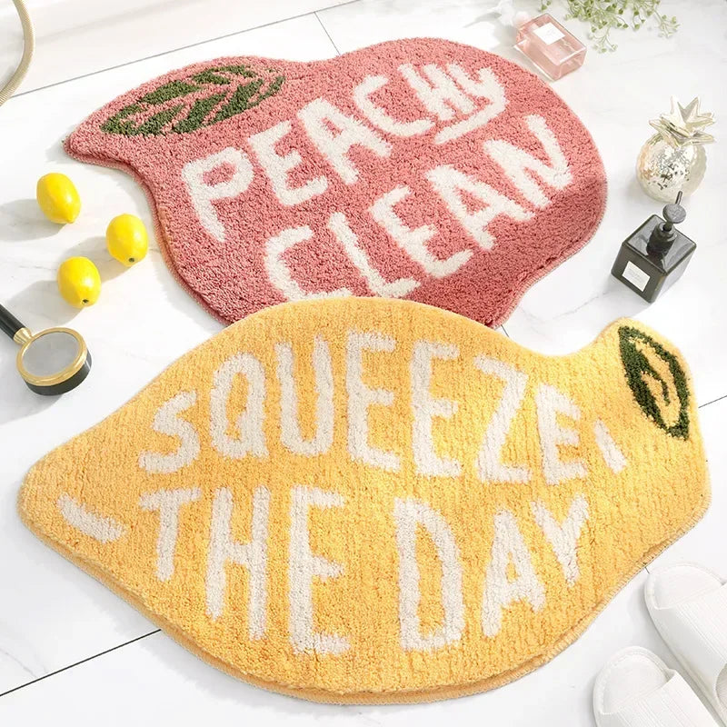 Fruit Carpet Flocking Non-slip Mat