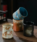 Coarse Pottery Coffee Cup rustic japanese ceramic coffee cup handmade pottery espresso mug