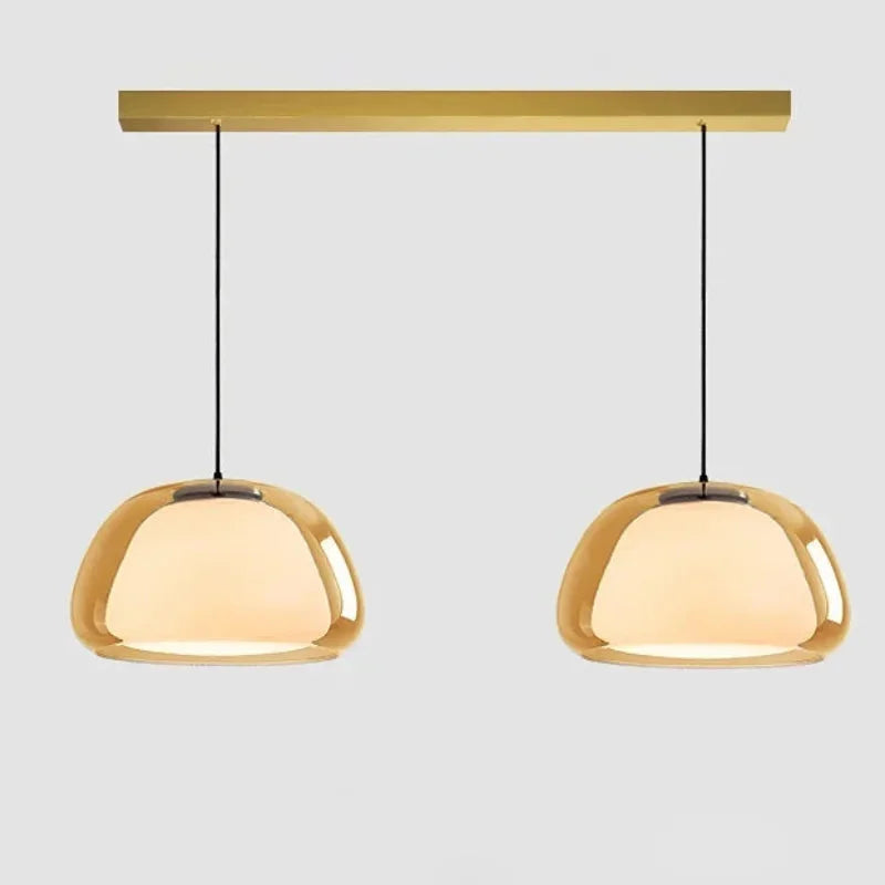 Danish Jelly Glass Lustre Pendant Lights Modern Simple Bedroom Bedside Hanging Lamp Living Room Glass Dining Room Home Decor-Letifly Lights and Decor