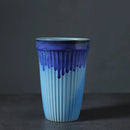 Ceramic Coffee Cup Vertical Stripe Mug
