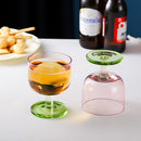 Colored Glass Dessert Coupe Jelly Style Translucent Stem Ice Cream Cup Modern Tableware