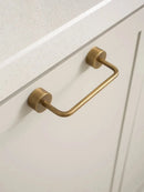 Antique Brass Furniture Handles with Backplate Wardrobe Kitchen Cupboard Cloakroom Bedside Cabinet Handle Bedroom Accessories-Letifly Lights and Decor
