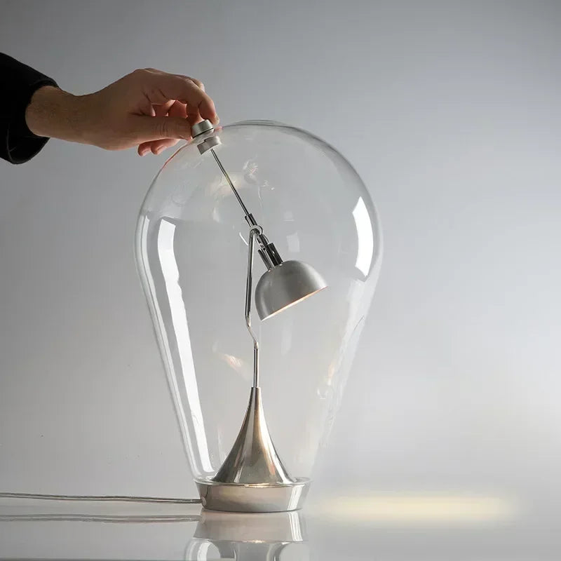 Gravita Chrome Dimmable Table Lamp