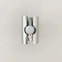Letifly Lights & Decor - Chrome Nebula Sconce - Modern Chrome Wall Sconce Glass Orb Bauhaus Style Ambient Lighting