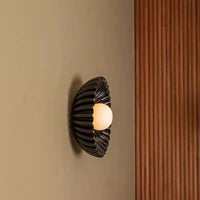French medieval ceramic pub wall lamp, living room, bedroom, bedside aisle entrance background wall lamp-Letifly Lights and Decor