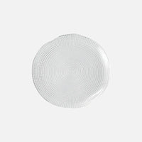 Creative Transparent Glass Western Food Plate Kitchen Tableware Living Room Home Coffee Table Dried Fruit Snacks Display Tray-Letifly Lights and Decor