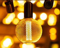 Nordic Simple Wrought Iron Mesh Cover Lamp Metal Cage Dining Bar Counter Light Luxury RN Light Pillar E27 Home Room Decor Indoor-Letifly Lights and Decor