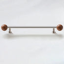 Furniture Hardware Nordic Art Handle/walnut Wood+Brass Handles and Knobs Drawer Pulls Kitchen Cabinet Knobs-Letifly Lights and Decor